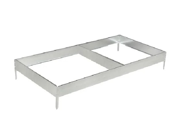 Французская грядка оцинковання без покрытия 3800/800/180 мм.